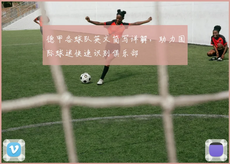 德甲各球队英文简写详解,助力国际球迷快速识别俱乐部